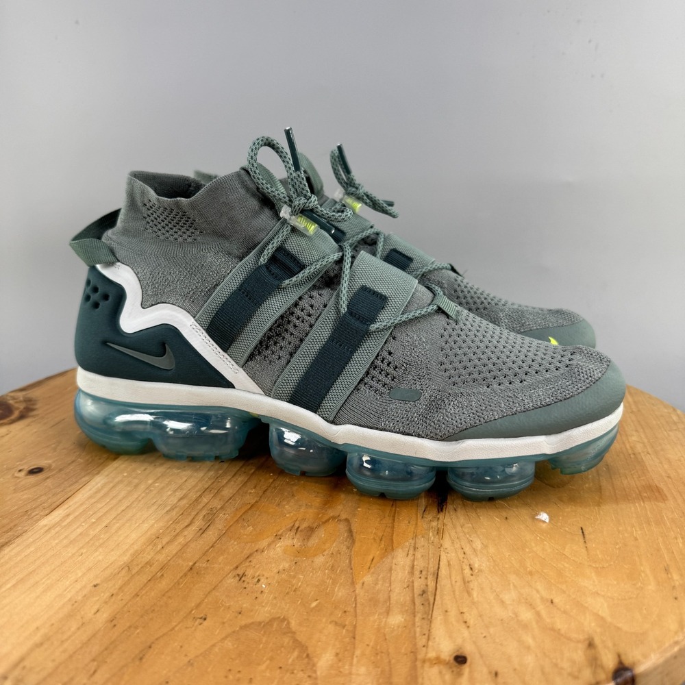 Nike Air Vapormax Flyknit Utility Mens Size 12 Shoes Sneakers Clay Green Running